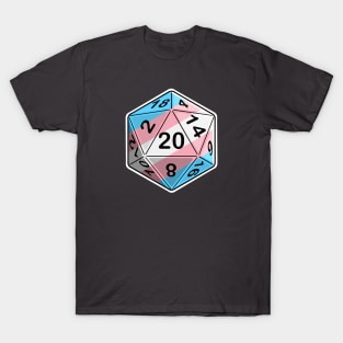 Trans Pride d20 T-Shirt